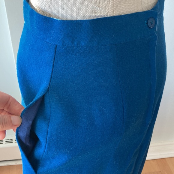 Vintage wool Louben skirt - Picture 8 of 9